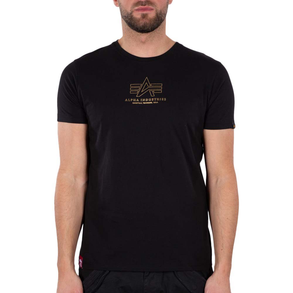 Alpha Industries Basic Ml Foil Print T-shirt 3XL Black günstig online kaufen