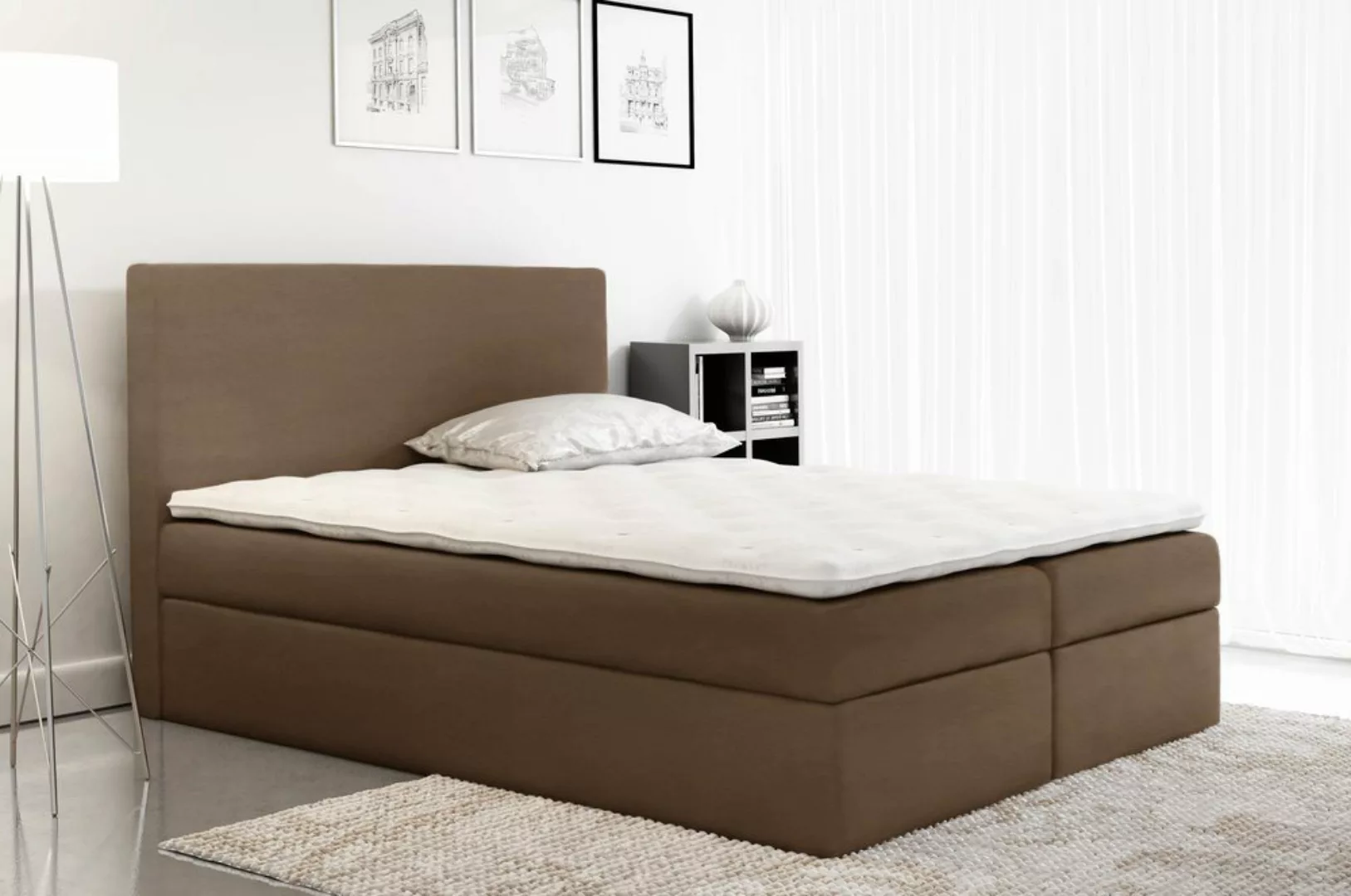 Stylefy Boxspringbett Mattia (Schlafzimmerbett, Bett), Design günstig online kaufen