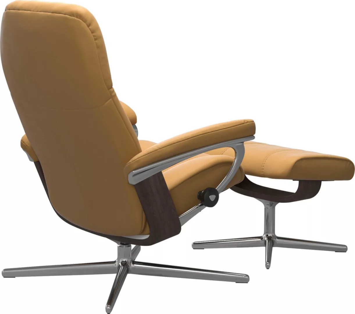 Stressless Fußhocker "Consul", mit Cross Base, Größe S, M & L, Holzakzent W günstig online kaufen