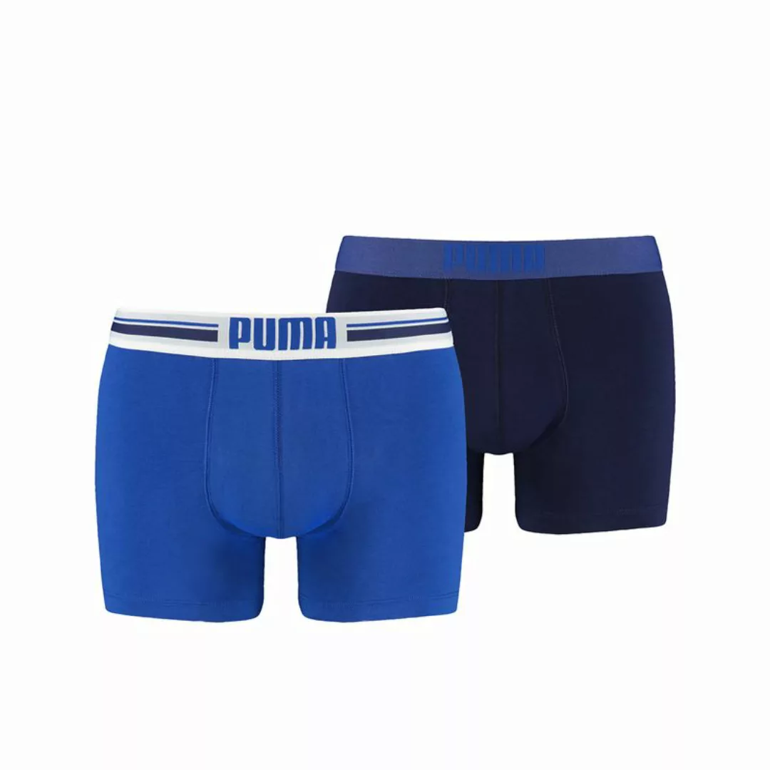 PUMA Herren Boxershorts - Placed Logo Boxer, Everyday, 2er Pack günstig online kaufen