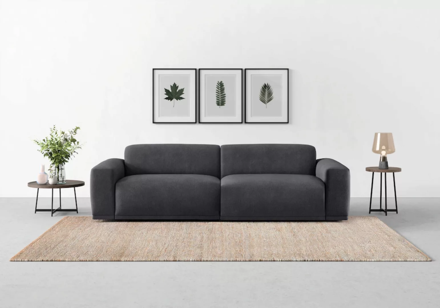 TRENDMANUFAKTUR Big-Sofa "Braga, mit hochwertigem Kaltschaum, Megasofa, in günstig online kaufen