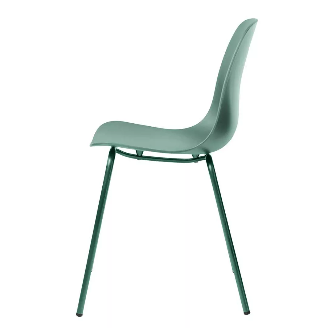 Esstisch Stühle in Mintgrün Kunststoff (4er Set) günstig online kaufen