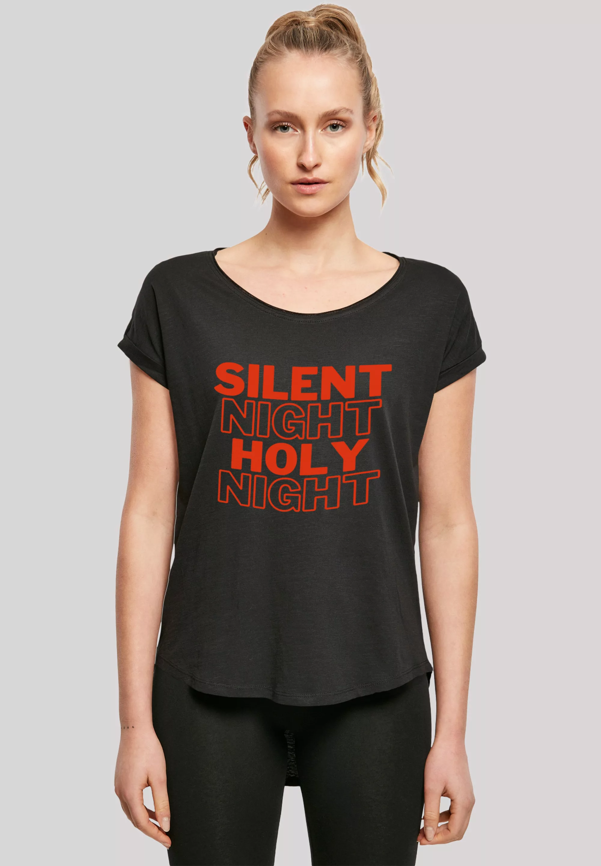 F4NT4STIC T-Shirt "Silent Night Holy Night Weihnachten", Print günstig online kaufen