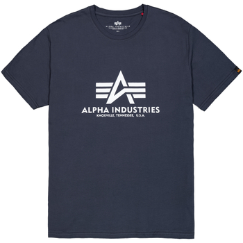 Alpha Industries  T-Shirts & Poloshirts Basic T-Shirt BL - navy günstig online kaufen