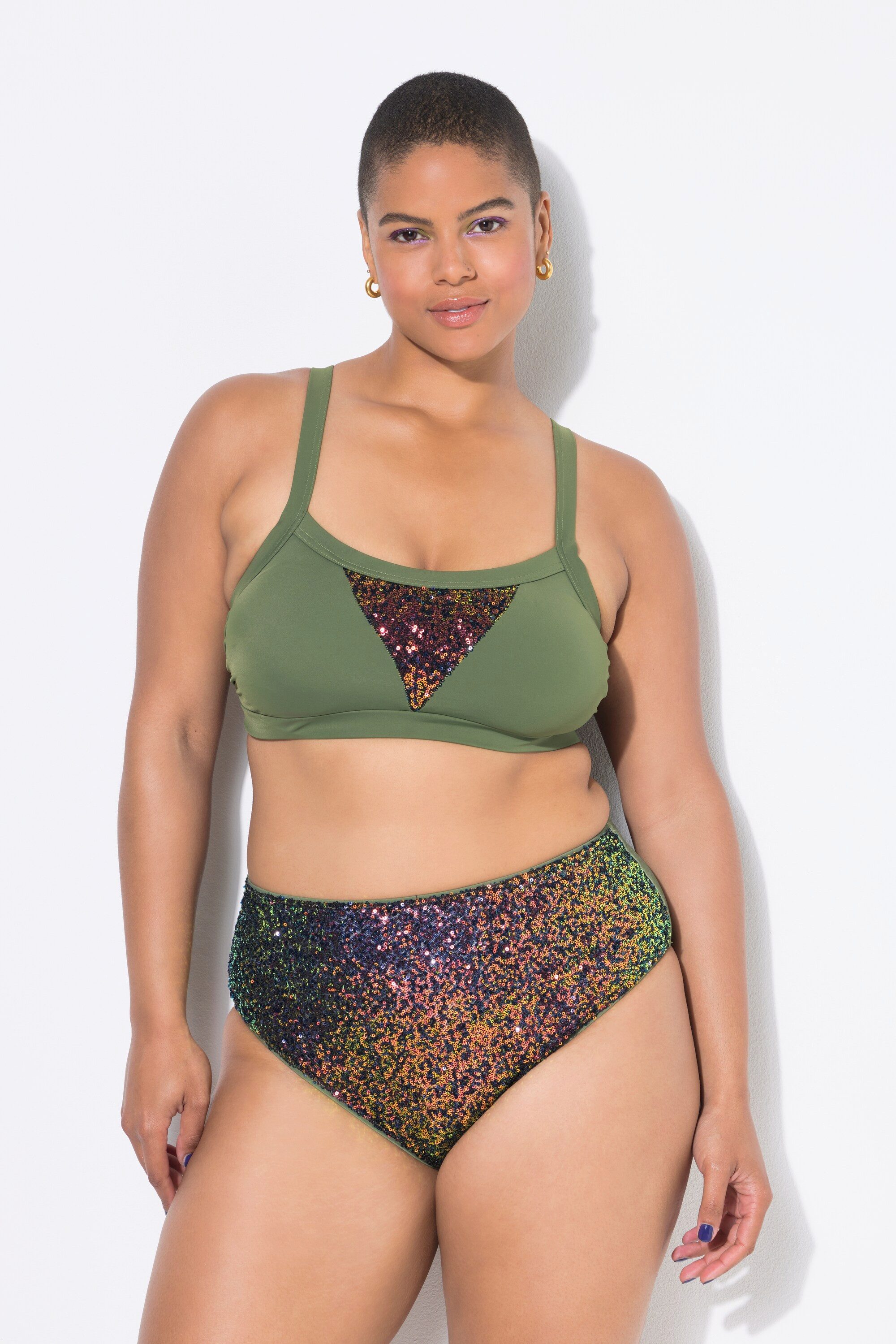 Studio Untold Bikinislip Bikini-Slip HighWaist Pailletten günstig online kaufen