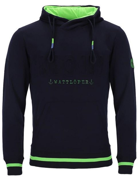 Wattlöper Kapuzenpullover Herren Sweathoody mit Moin-PopUp - Pullover mit K günstig online kaufen