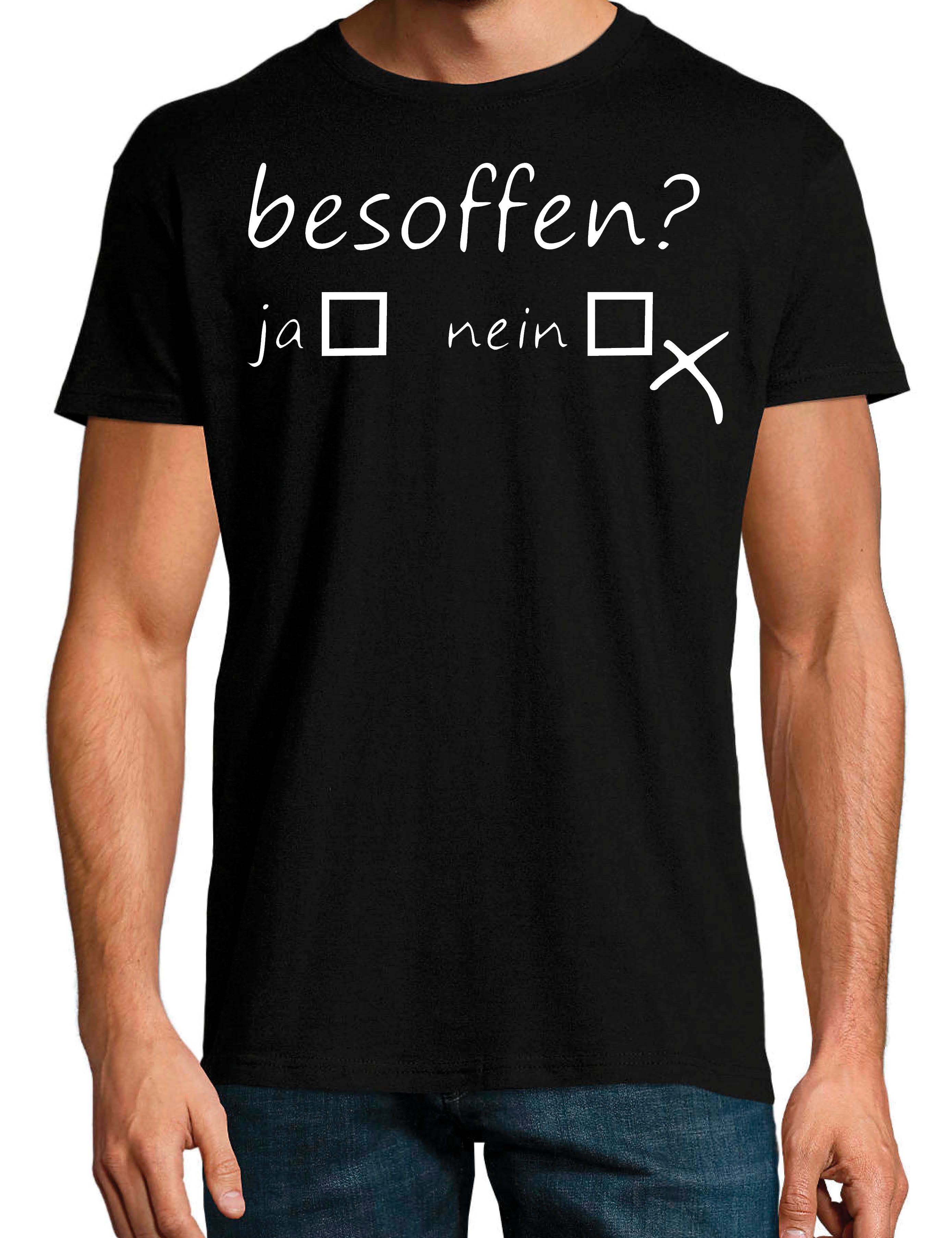 Youth Designz Print-Shirt Herren T-Shirt "Besoffen günstig online kaufen