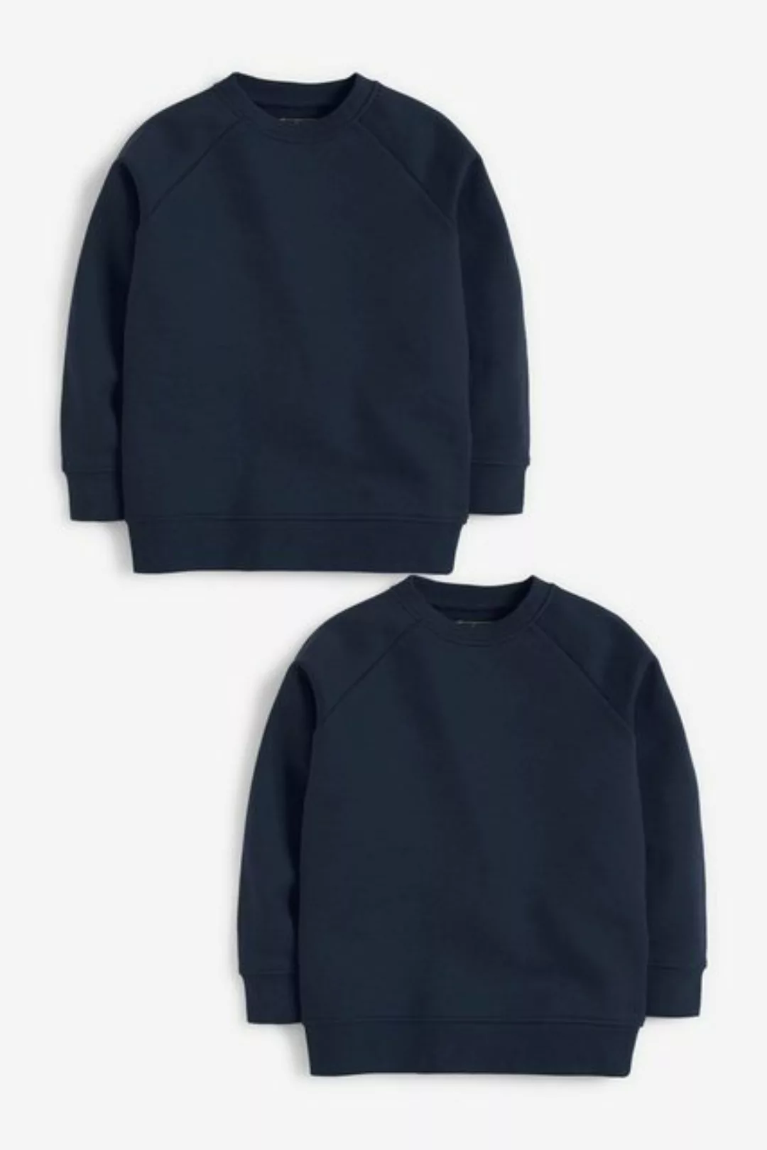 Next Sweatshirt Schulpullover mit V-Ausschnitt 2er-Pack (2-tlg) günstig online kaufen