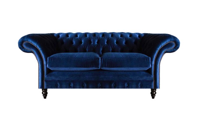 JVmoebel Chesterfield-Sofa Wohnzimmer Sofas Couch Zweisitzer Einrichtung Bl günstig online kaufen