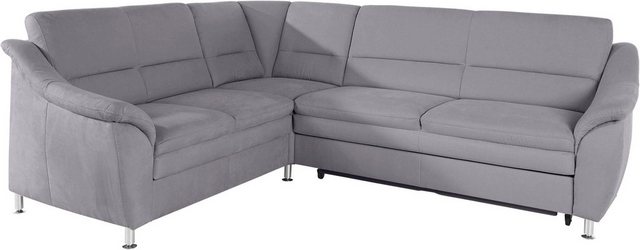 Places of Style Ecksofa "Cardoso L-Form", Federkern, wahlweise mit Bett, Sc günstig online kaufen