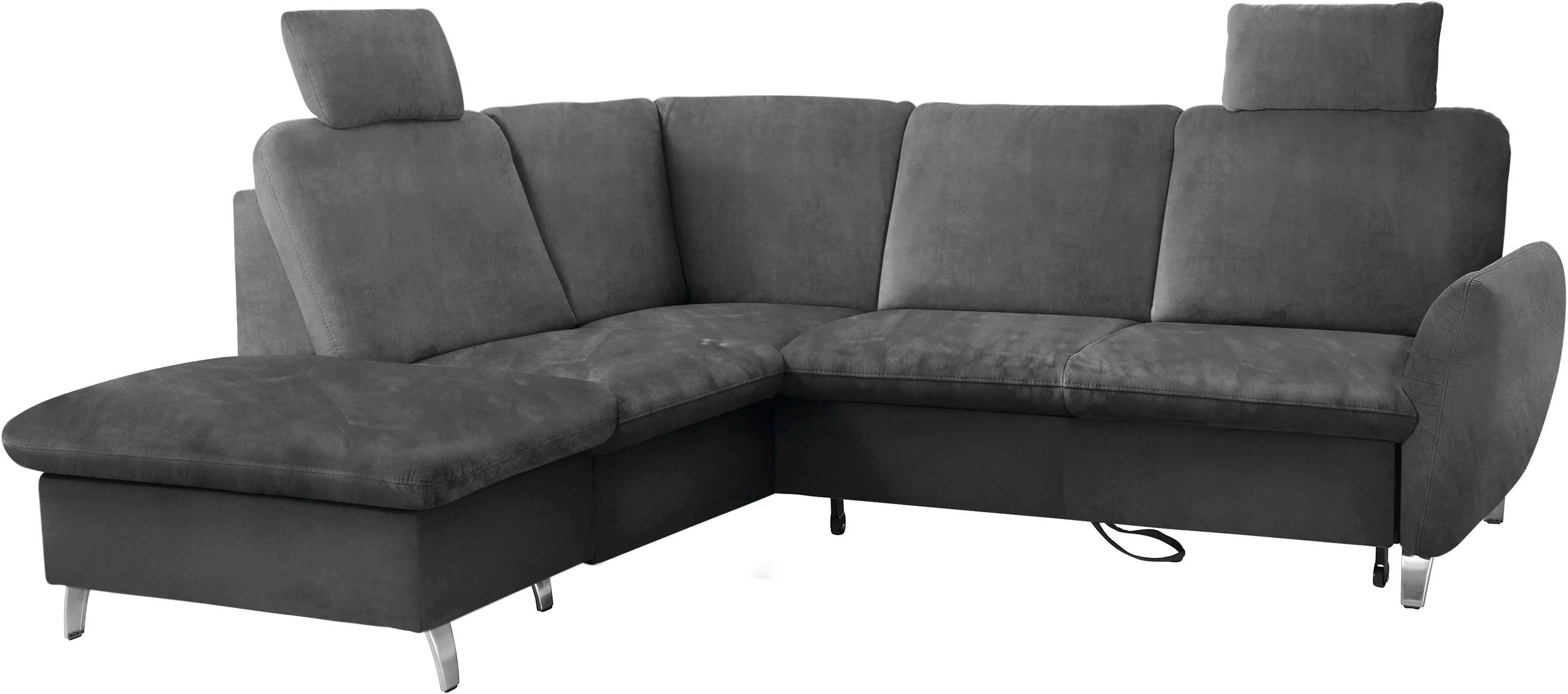 sit&more Ecksofa Daytona L-Form, mit Federkern, zwei Kopfstützen und wahlwe günstig online kaufen