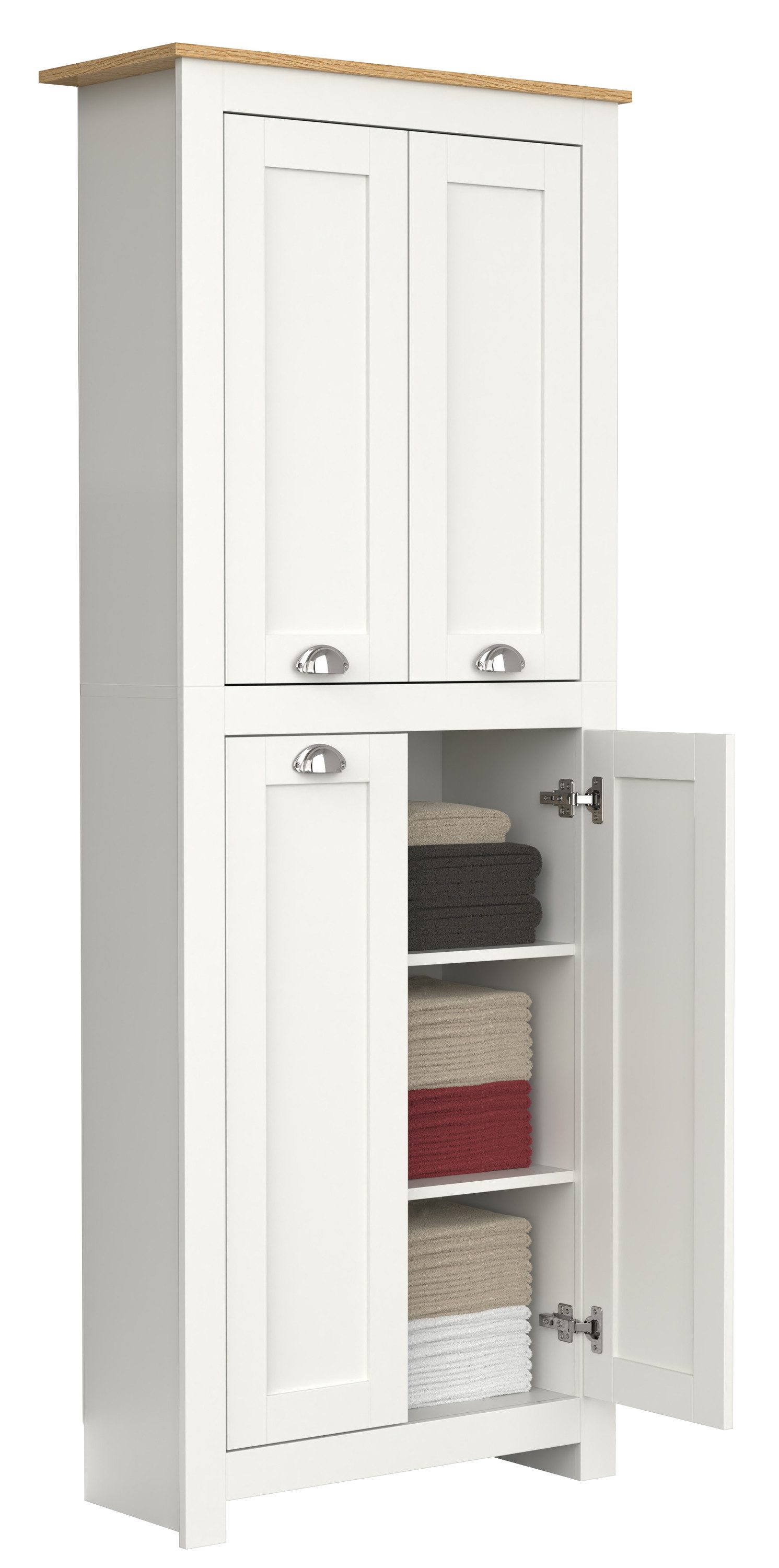 VCM Mehrzweckschrank Holz Dielenschrank Badmöbel Bad günstig online kaufen
