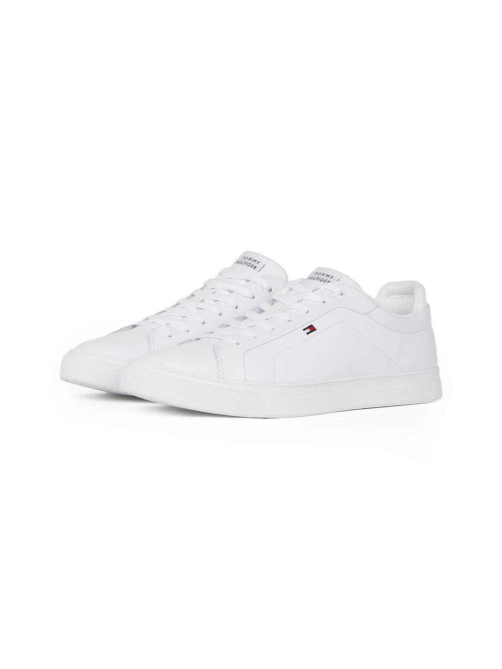 Tommy Hilfiger Plateausneaker "ICON COURT LTH FLAG ESS", Freizeitschuh, Hal günstig online kaufen