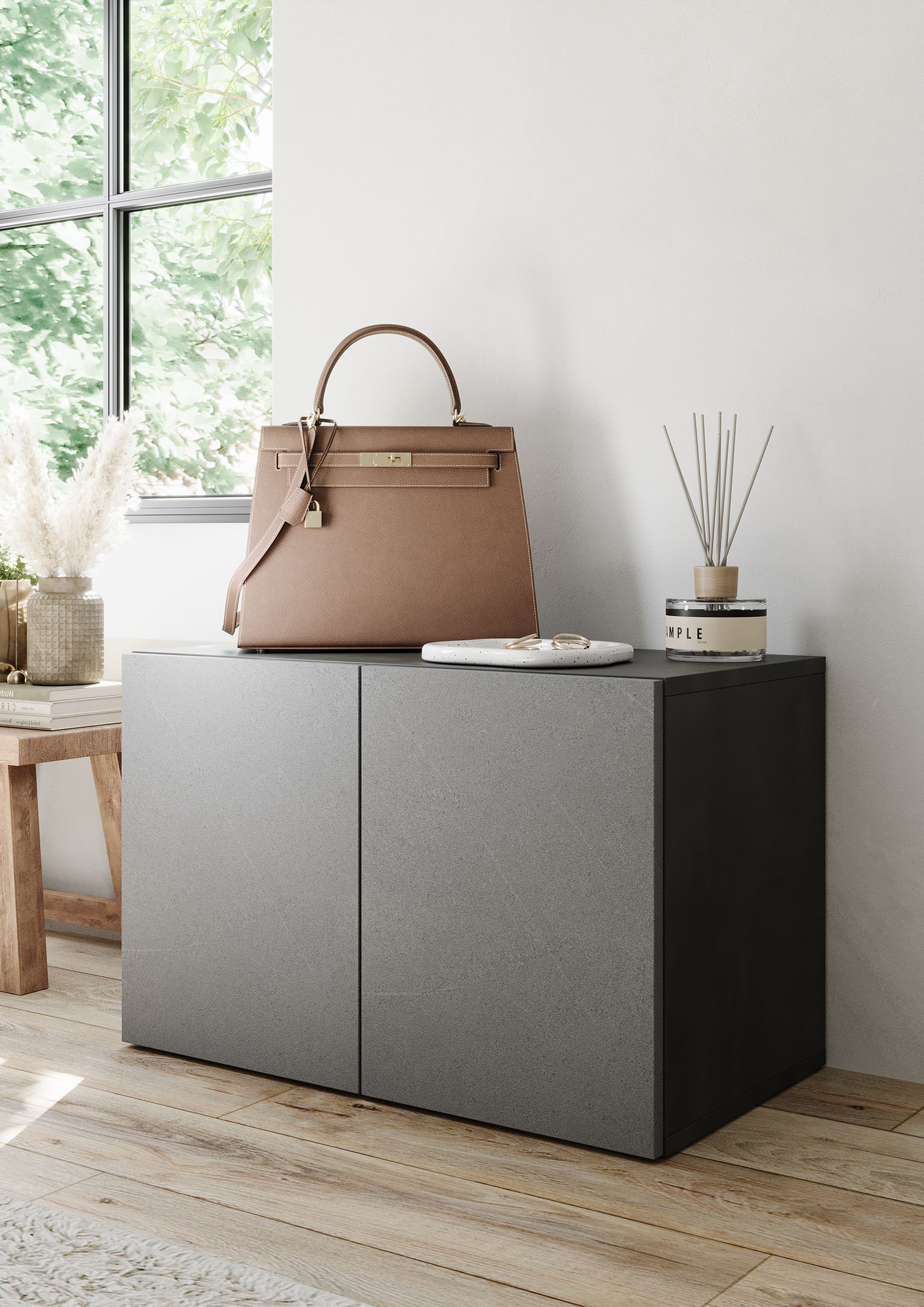 INOSIGN Schuhschrank "Pratiko Breite 63 cm, Höhe 42 cm, Garderobenbank,", F günstig online kaufen