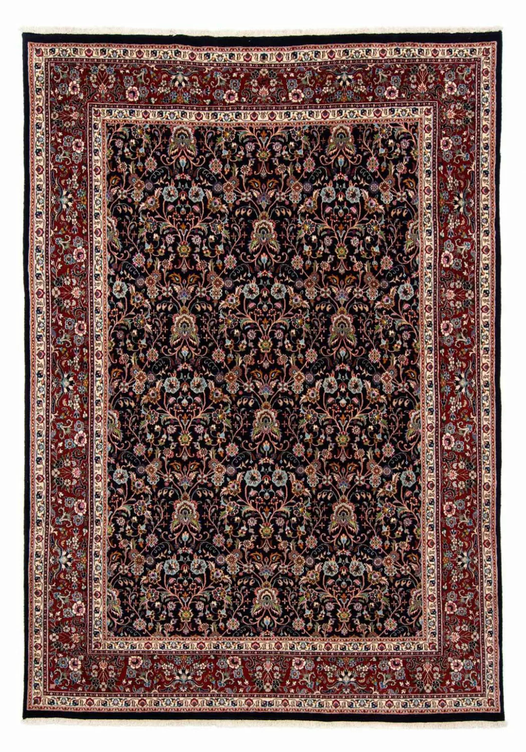 morgenland Wollteppich »Moud Blumenmuster Beige 288 x 196 cm«, rechteckig, günstig online kaufen