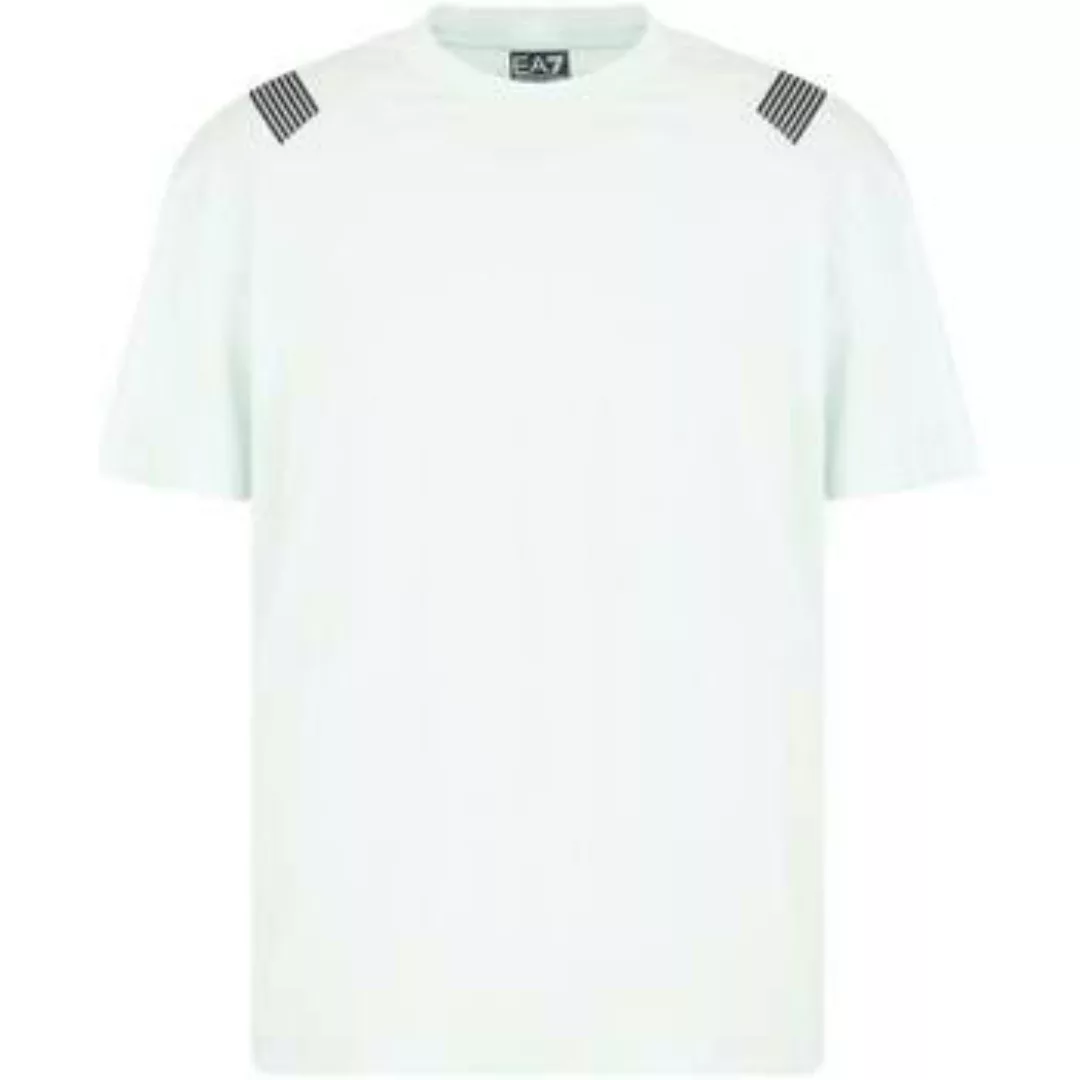 Ea7 Emporio Armani  T-Shirts & Poloshirts Visibility 7 Lines T-Shirt Pale B günstig online kaufen