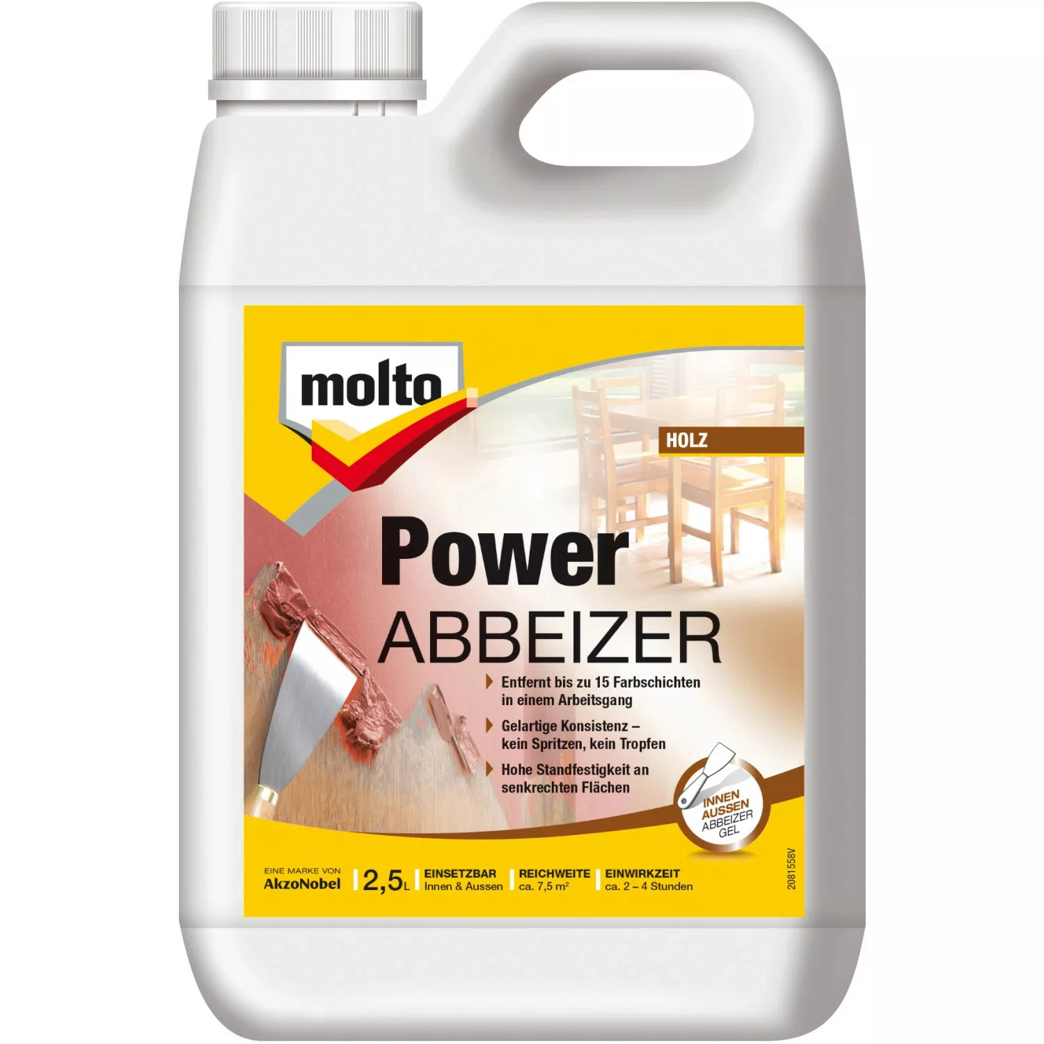Molto Power Abbeizer Kraftlöser Gel 2,5 l günstig online kaufen