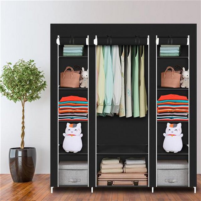 XDeer Kleiderschrank Portable Kleiderschrank mit Non-Woven-Gewebe Stoffschr günstig online kaufen