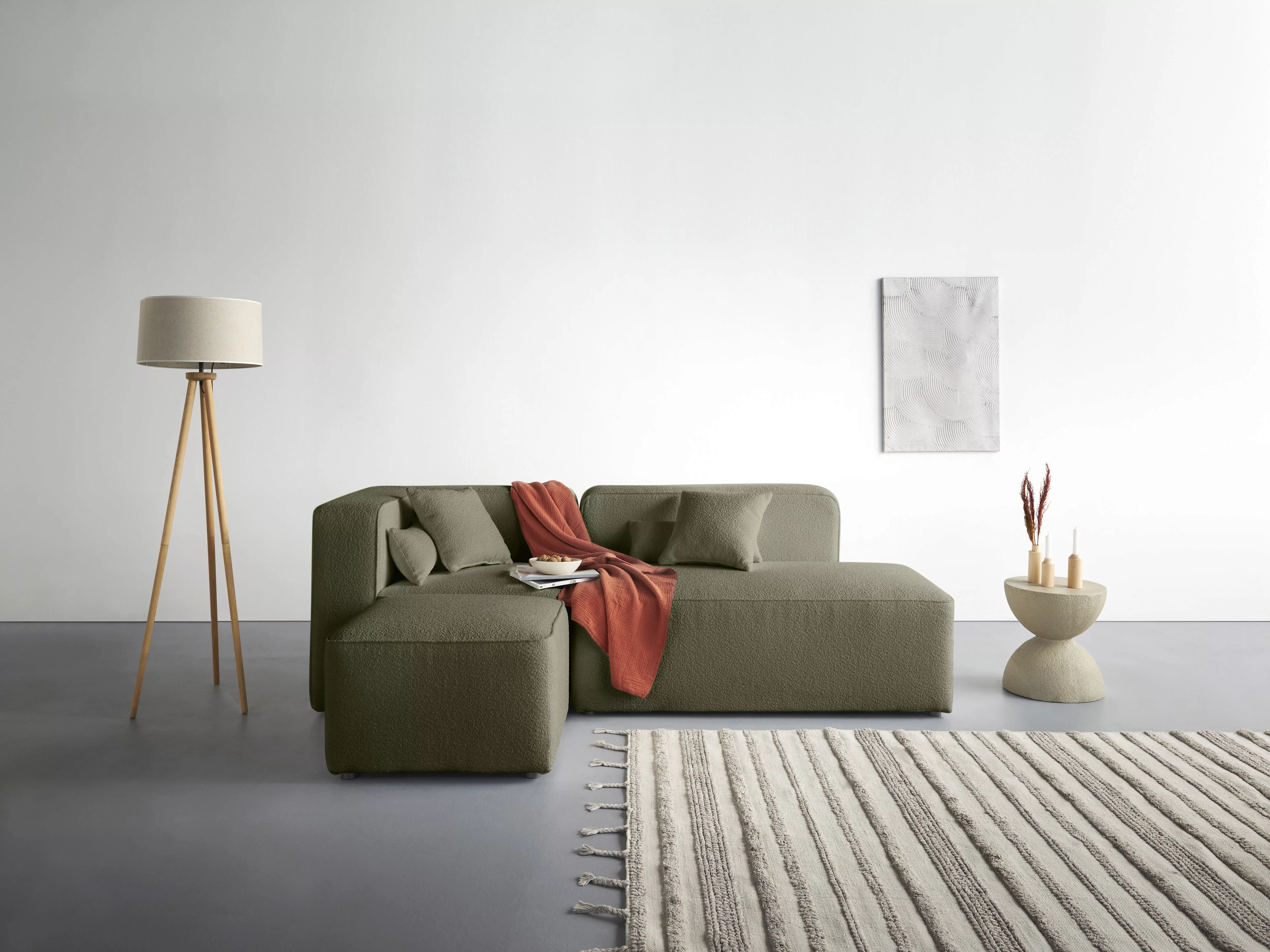 andas Ecksofa "Sundstrup L-Form", Modulserie, individuelle Zusammenstellung günstig online kaufen