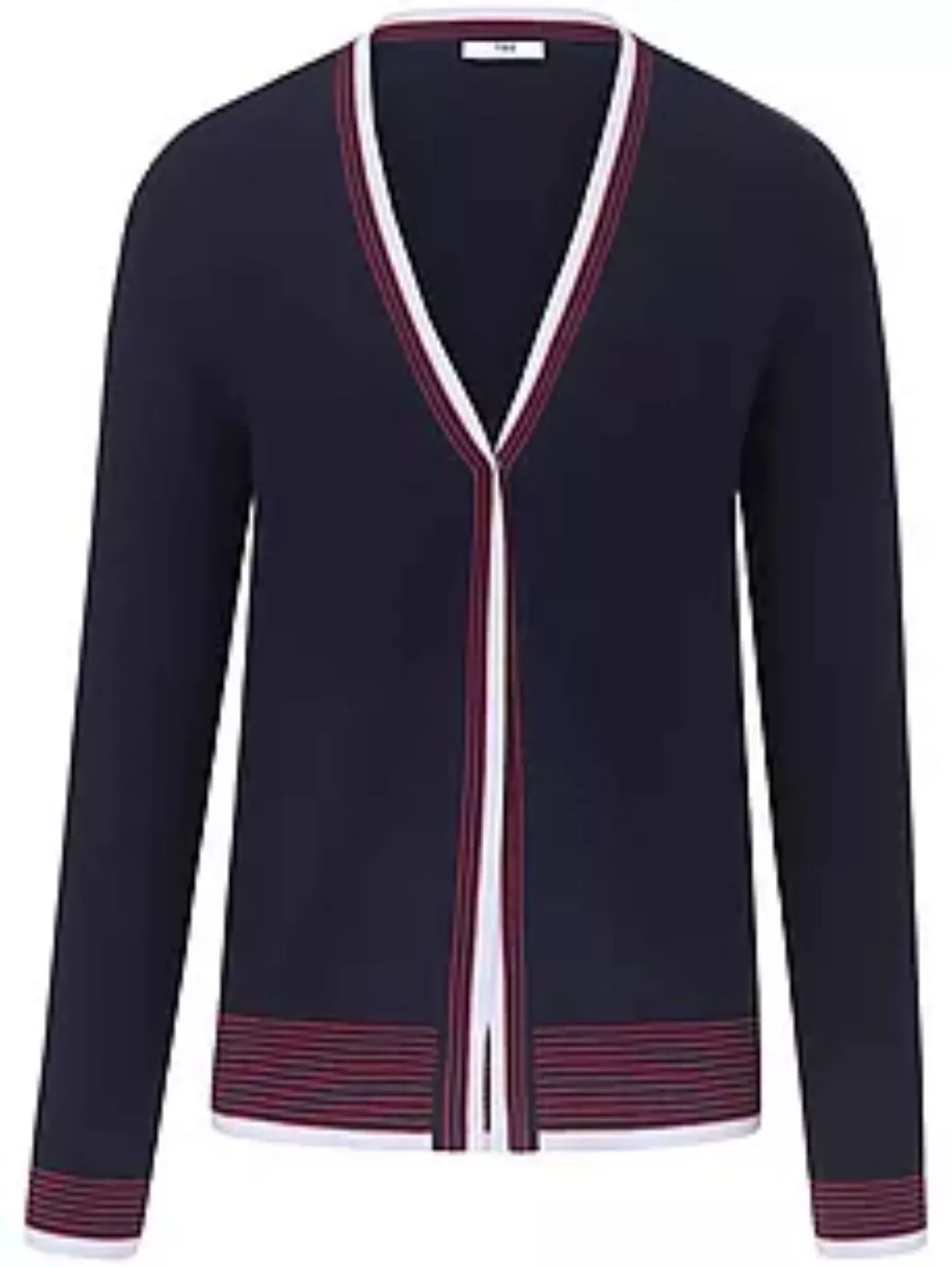 Strickjacke aus 100% SUPIMA®-Baumwolle Peter Hahn blau günstig online kaufen