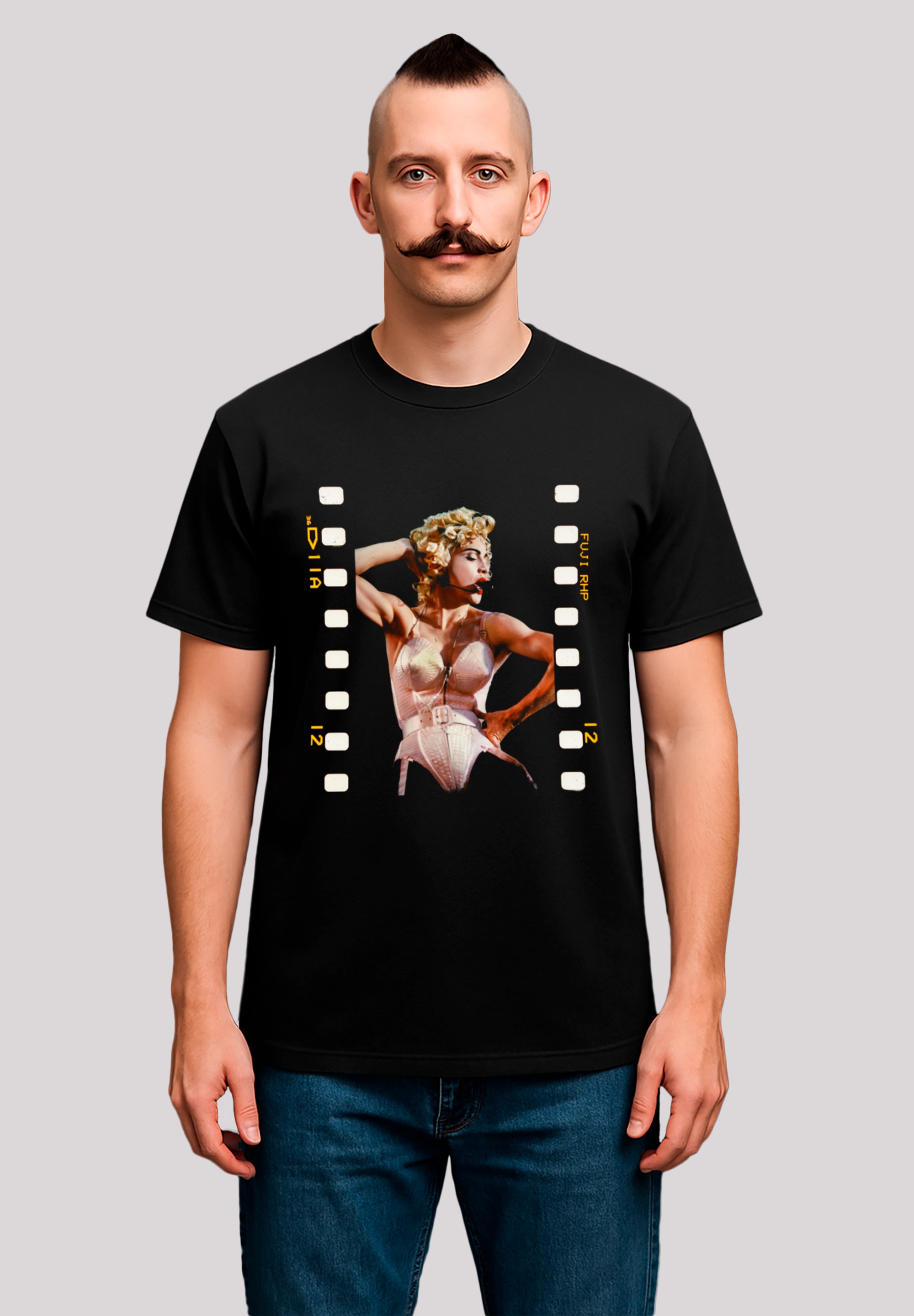 F4NT4STIC T-Shirt "Madonna Live Photo Reel By Stephen Wright", Premium Qual günstig online kaufen