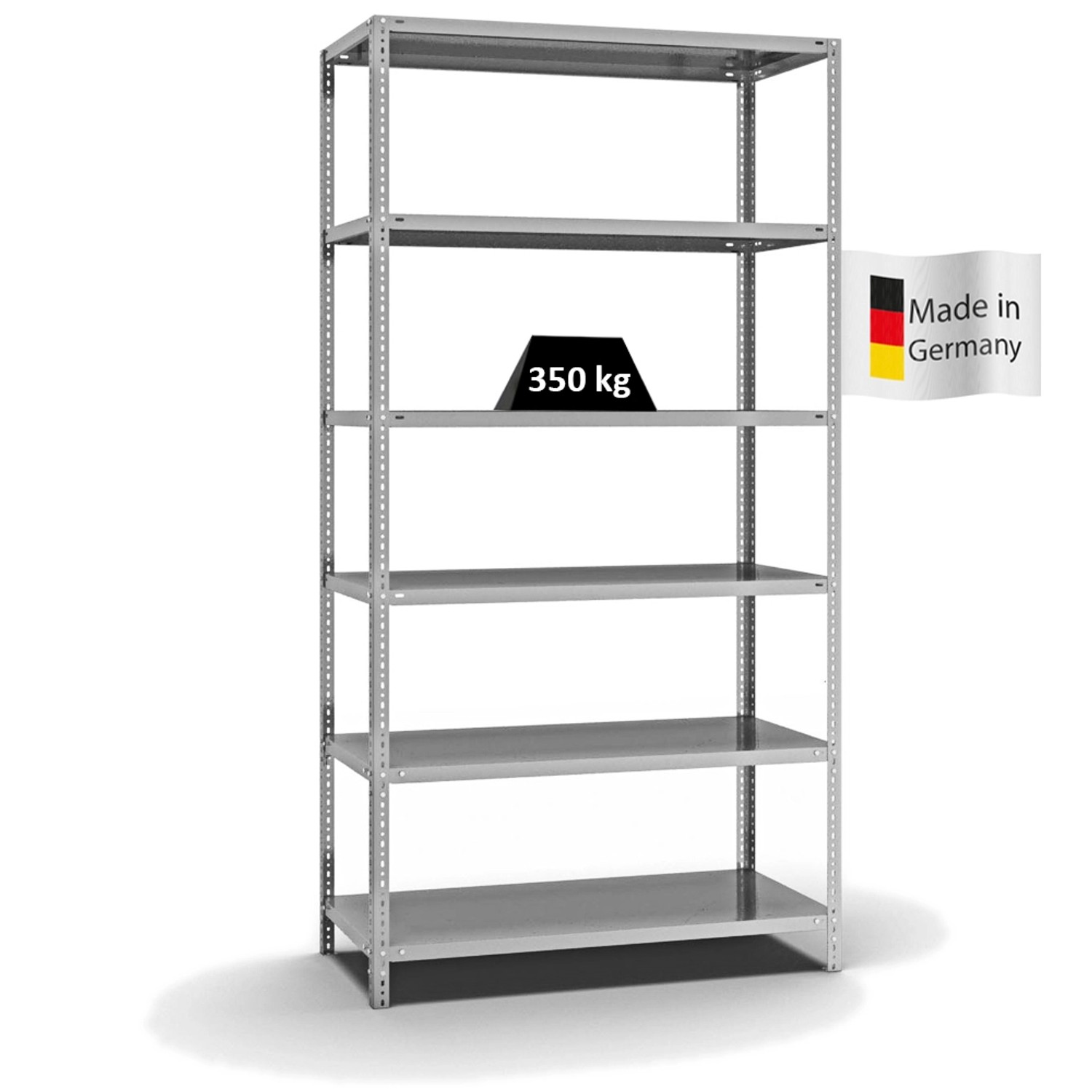 PROREGAL Fachbodenregal Schraubsystem Heavy-Duty Grundregal HxBxT 250 x 130 günstig online kaufen