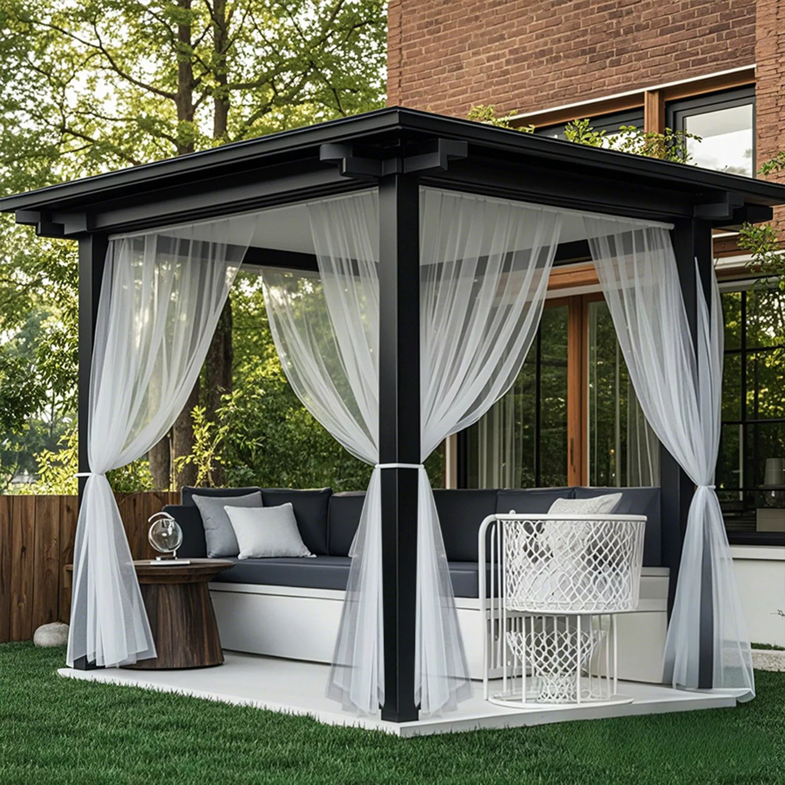 Jibenhome Moskitonetz Outdoor Gardine DIY Verstellbare günstig online kaufen