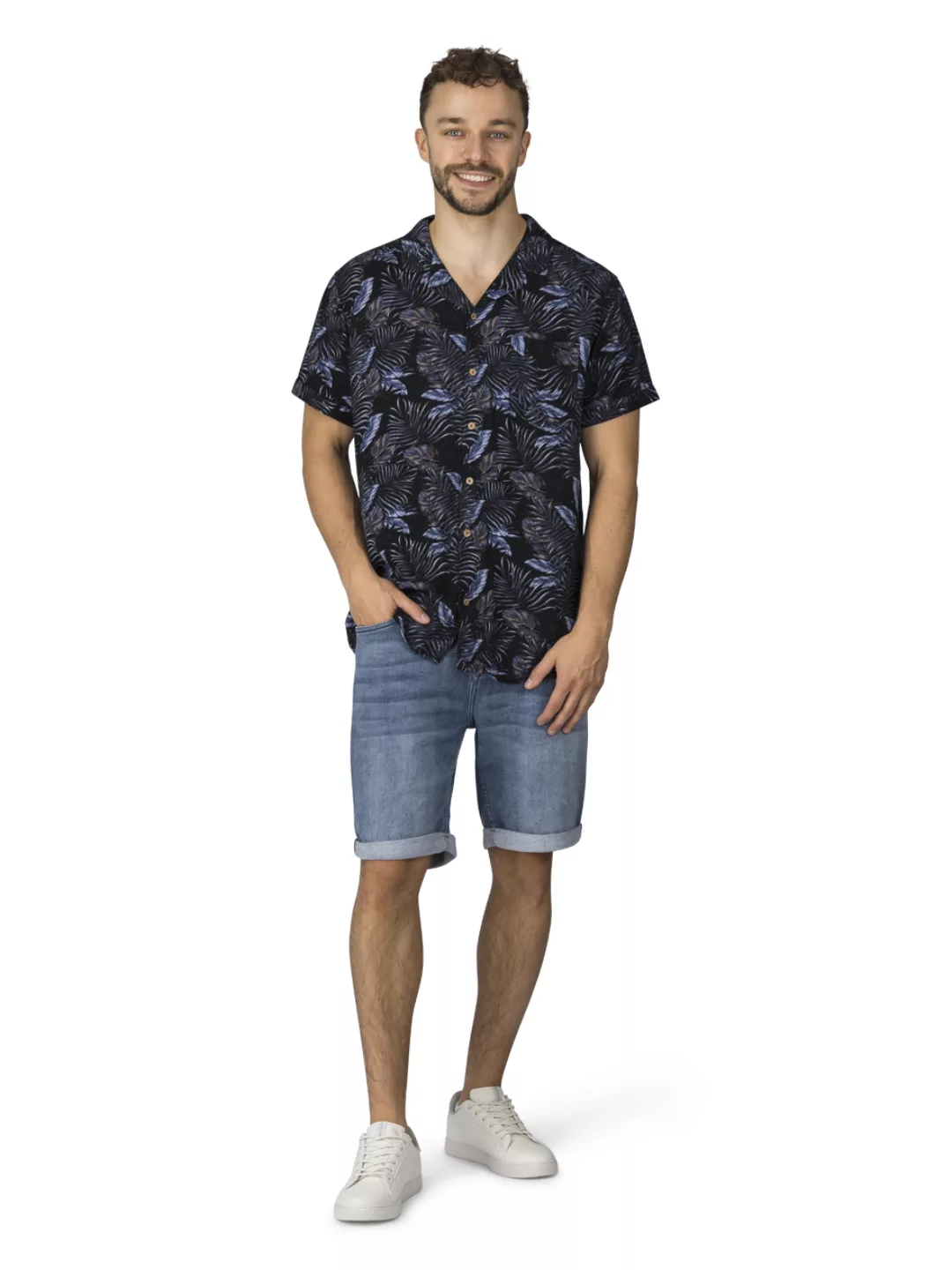 riverso Hawaii Hemd Männer Kurzarm RIVMick Regular Fit günstig online kaufen