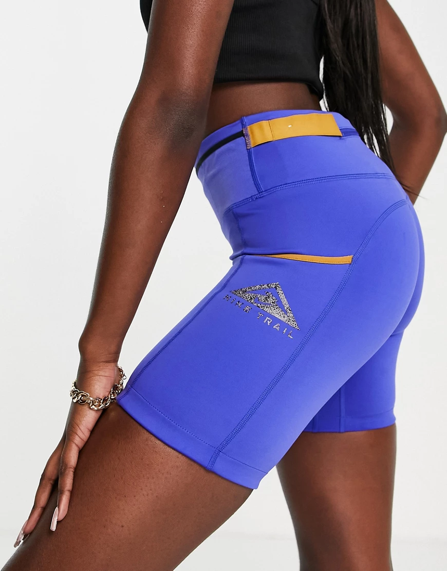 Nike Trail – Running Epic Luxe – Shorts in Blau günstig online kaufen