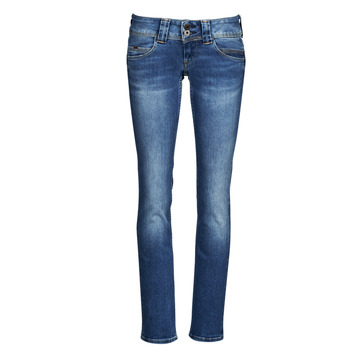 Pepe Jeans Damen Jeans Venus - Regular Fit - Blau - Medium Dark Wiser günstig online kaufen