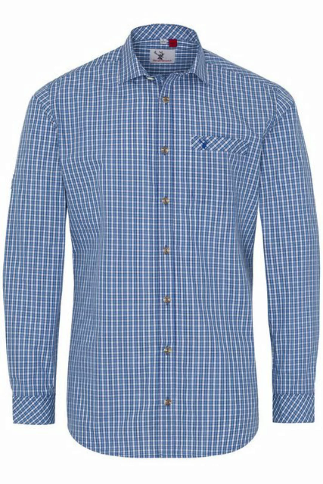 Spieth & Wensky Trachtenhemd Trachtenhemd - NEPTUN LA - blau, grün, rot günstig online kaufen