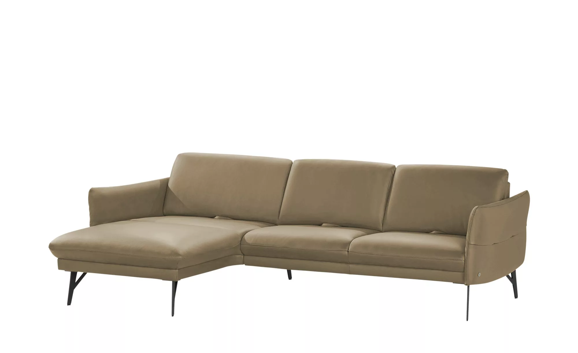 himolla Ecksofa Leder  1928 ¦ beige ¦ Maße (cm): B: 280 H: 83 T: 175.0 Pols günstig online kaufen