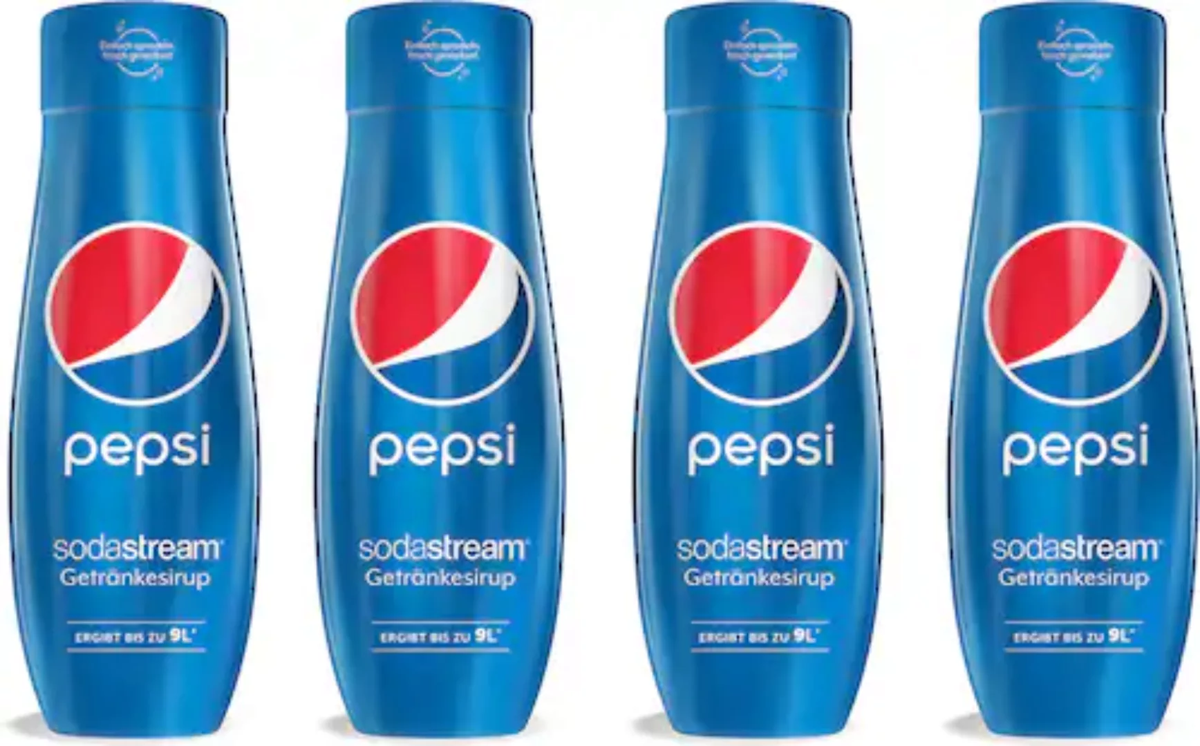 SodaStream Getränke-Sirup, Pepsi Cola, (4 Flaschen), für bis zu 9 Liter Fer günstig online kaufen