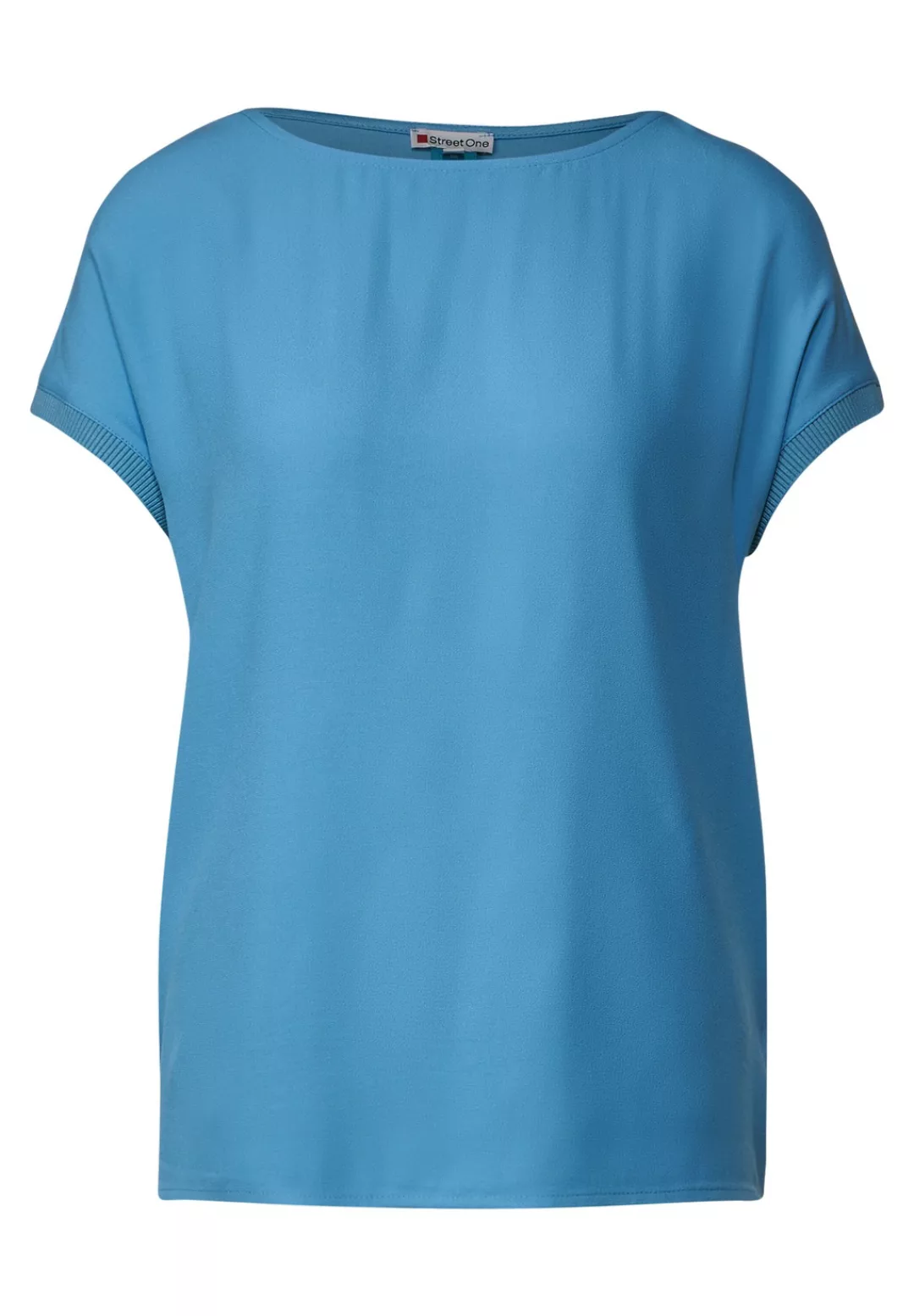 STREET ONE T-Shirt, mit Ripp-Details günstig online kaufen