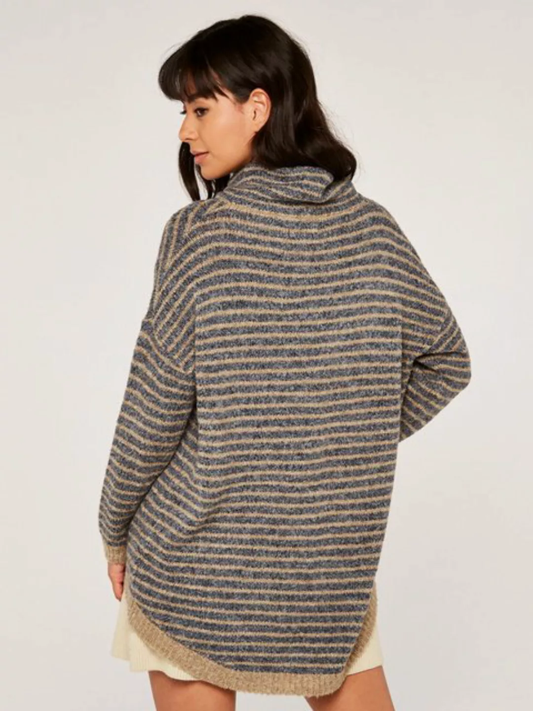 Apricot Streifenpullover Longpullover, mit Streifen günstig online kaufen