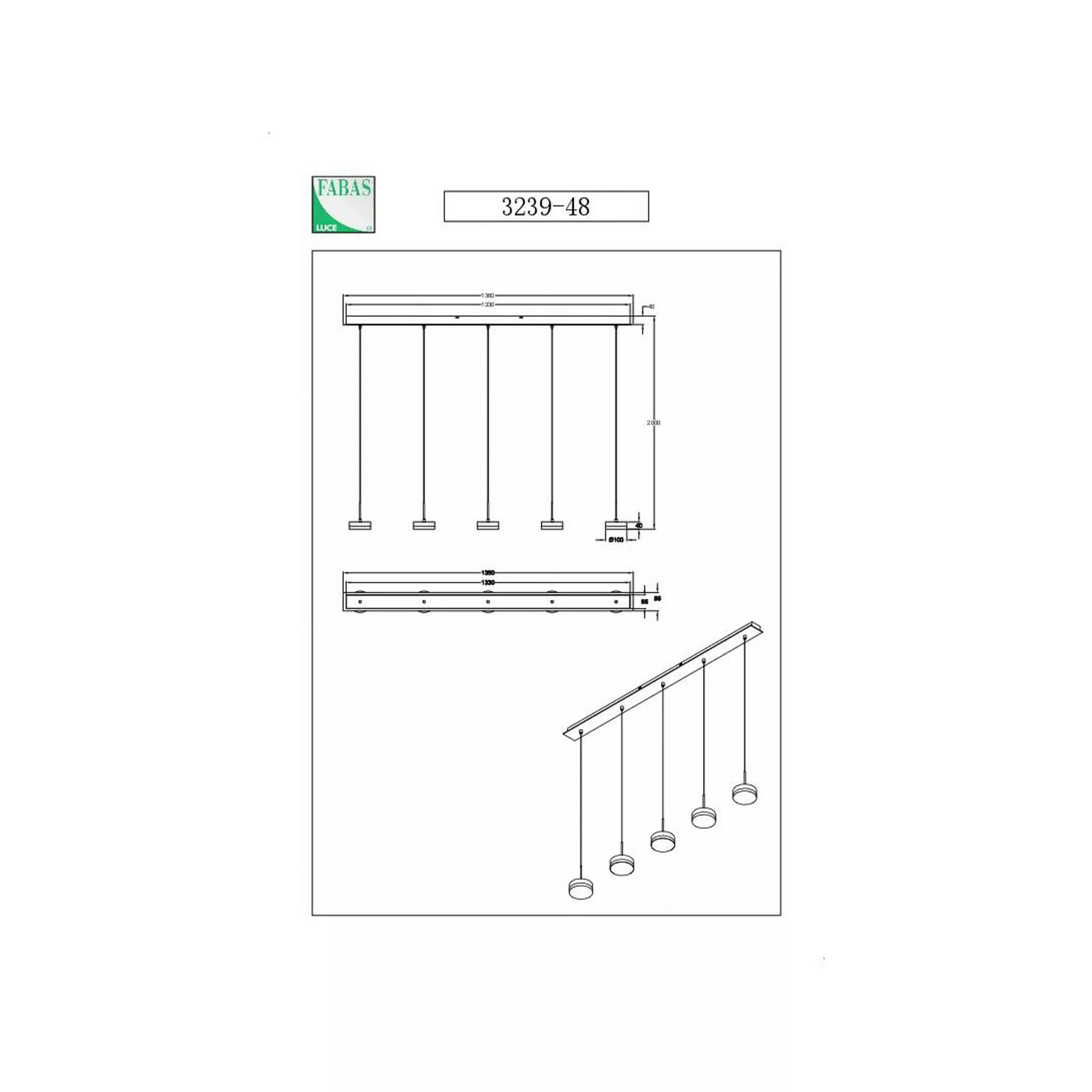 LED-Hängeleuchte Dunk, aluminium, 5-flammig, 3.000 K, Metall günstig online kaufen