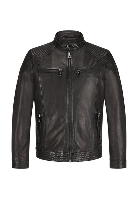 Milestone Lederjacke MSParker Milestone - Herren Lederjacke Lammnappa schwa günstig online kaufen