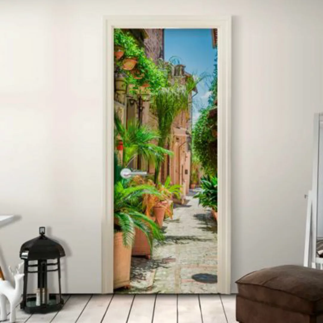 artgeist Türtapete Summer Walk mehrfarbig Gr. 70 x 210 günstig online kaufen