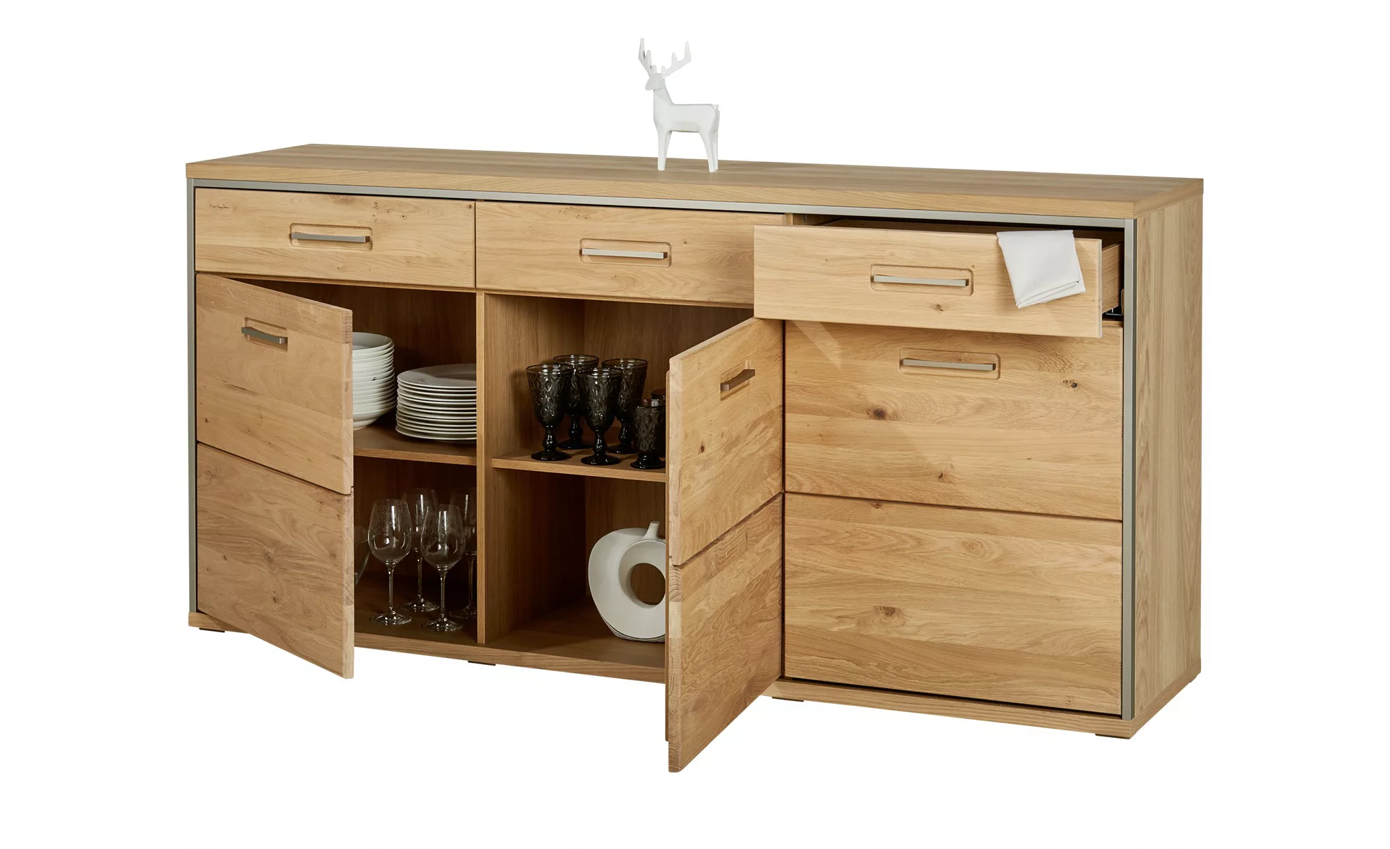 Woodford Sideboard  Felino ¦ holzfarben ¦ Maße (cm): B: 184 H: 89 T: 45.0 K günstig online kaufen