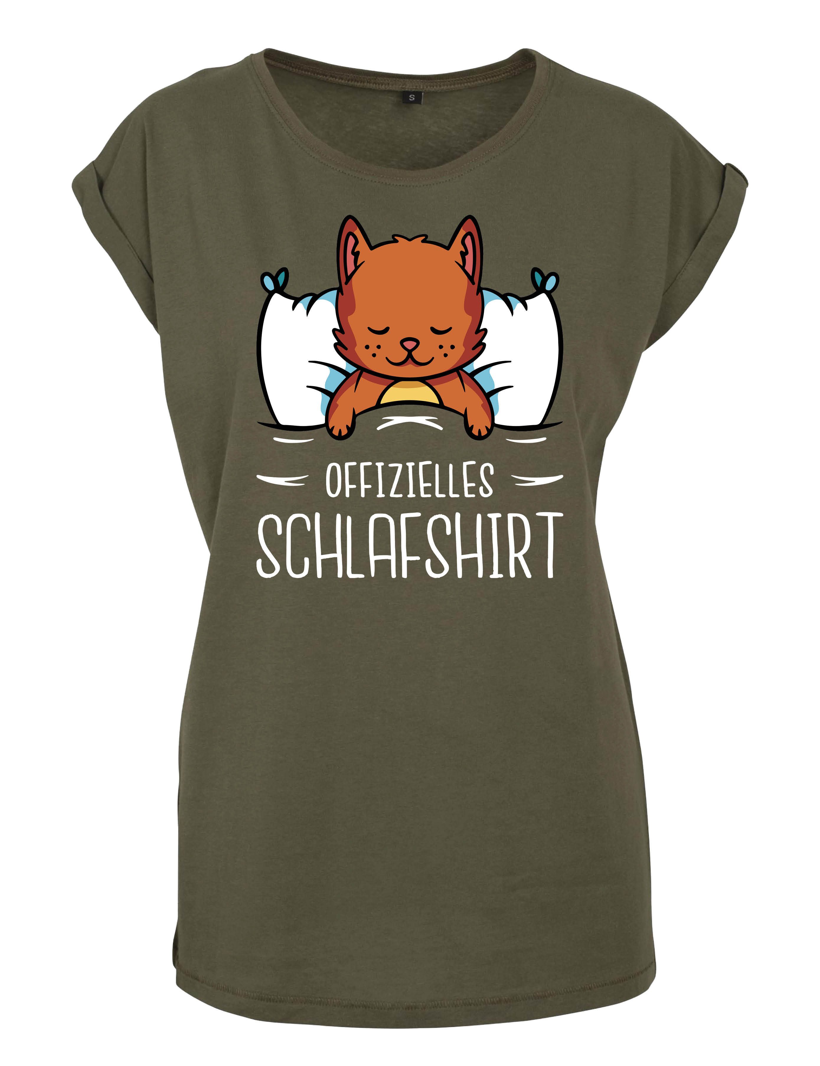 Youth Designz Print-Shirt "Katze Schlafshirt" Damen günstig online kaufen