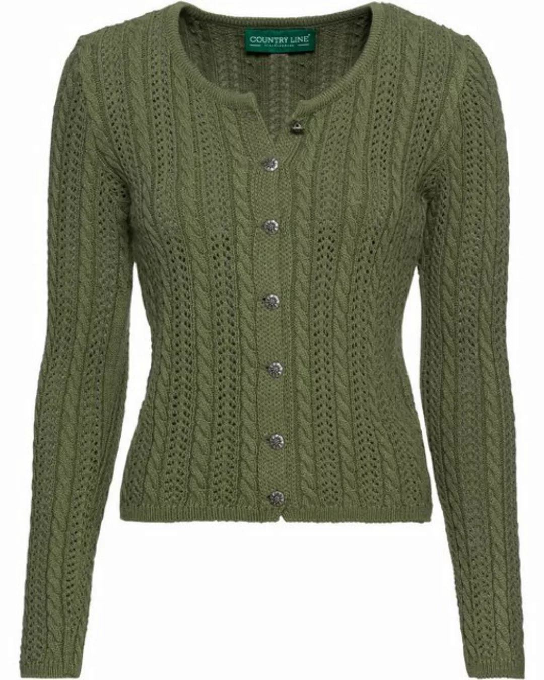 Country Line Strickjacke Zopfstrickjacke günstig online kaufen