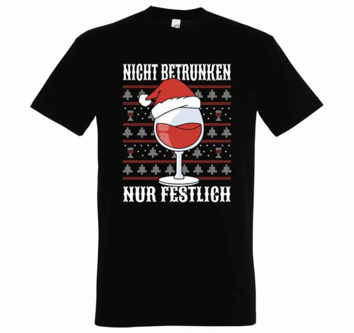 Youth Designz Print-Shirt Nicht Betrunken nur Festlich Herren T-Shirt mit m günstig online kaufen