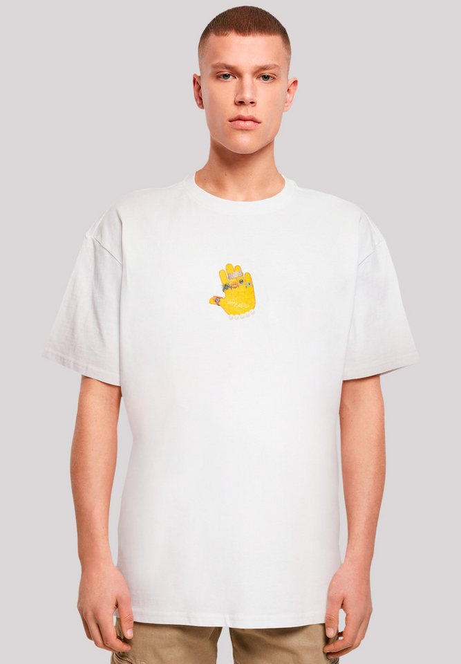 emoji couture T-Shirt yellow hand mixed jewelry icons Premium Qualität günstig online kaufen