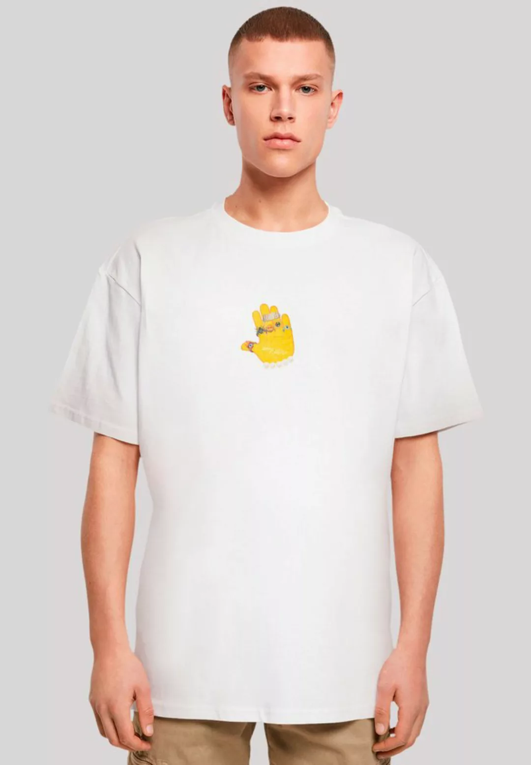 emoji couture T-Shirt yellow hand mixed jewelry icons Premium Qualität günstig online kaufen