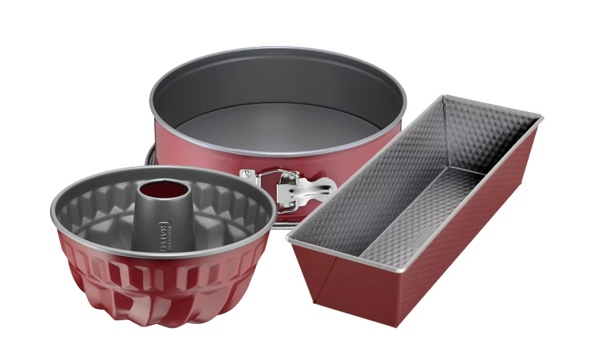 Backform-Set, 3-teilig  Classic Plus ¦ rot ¦ Metall Backen & Zubehör - Höff günstig online kaufen