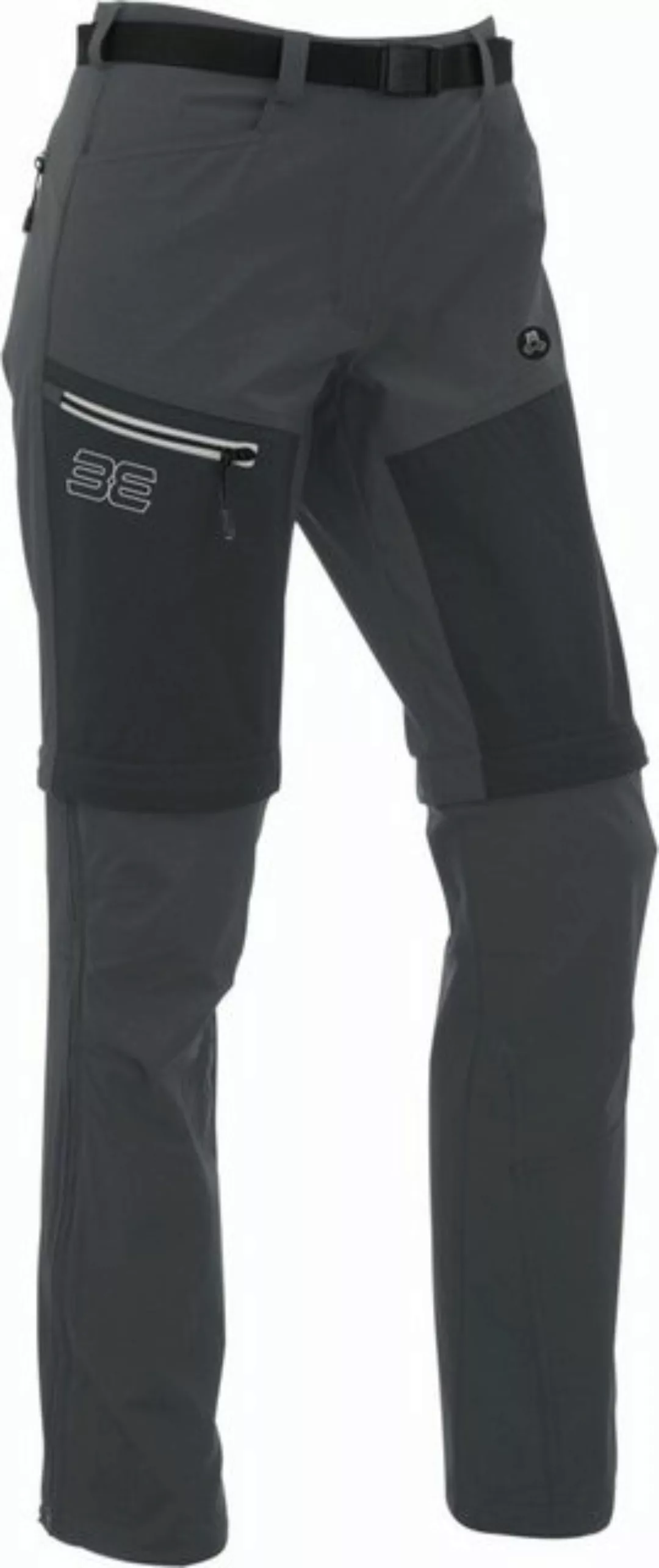 Maul Bundfaltenhose Oakville 2XT - T-Zipp off Hose DARK GREY günstig online kaufen