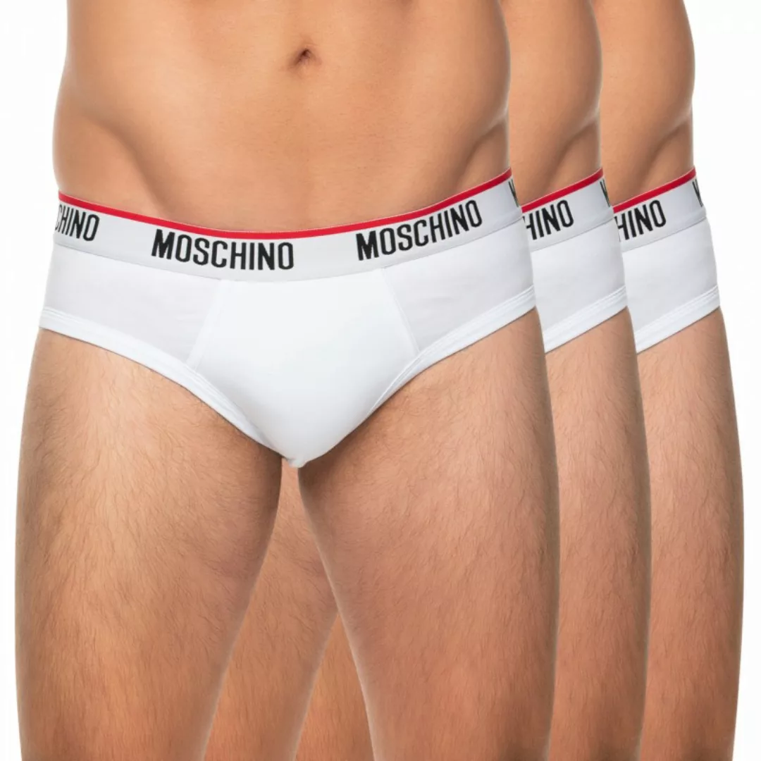 Moschino 3-er Set Slips Weiß günstig online kaufen
