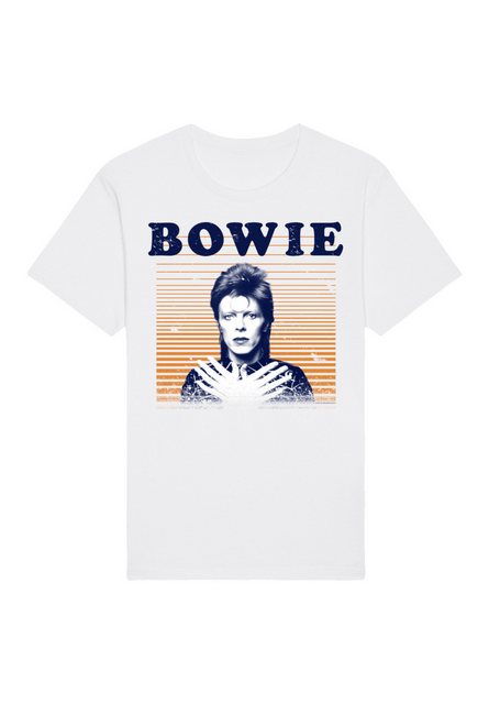 F4NT4STIC T-Shirt "David Bowie Orange Stripes", Premium Qualität günstig online kaufen