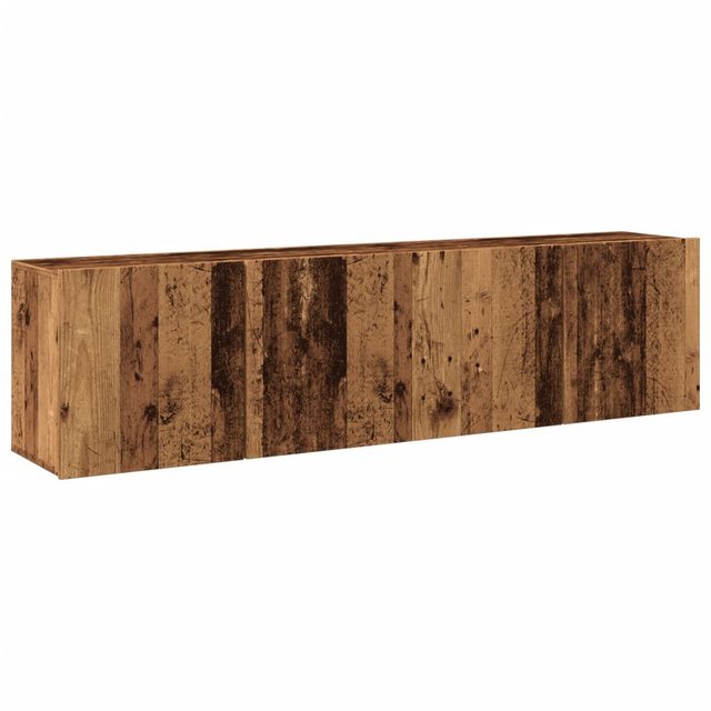 vidaXL Hängeschrank Sideboard Wandschränke 2 Stk Altholz-Optik 80x30x41 cm günstig online kaufen