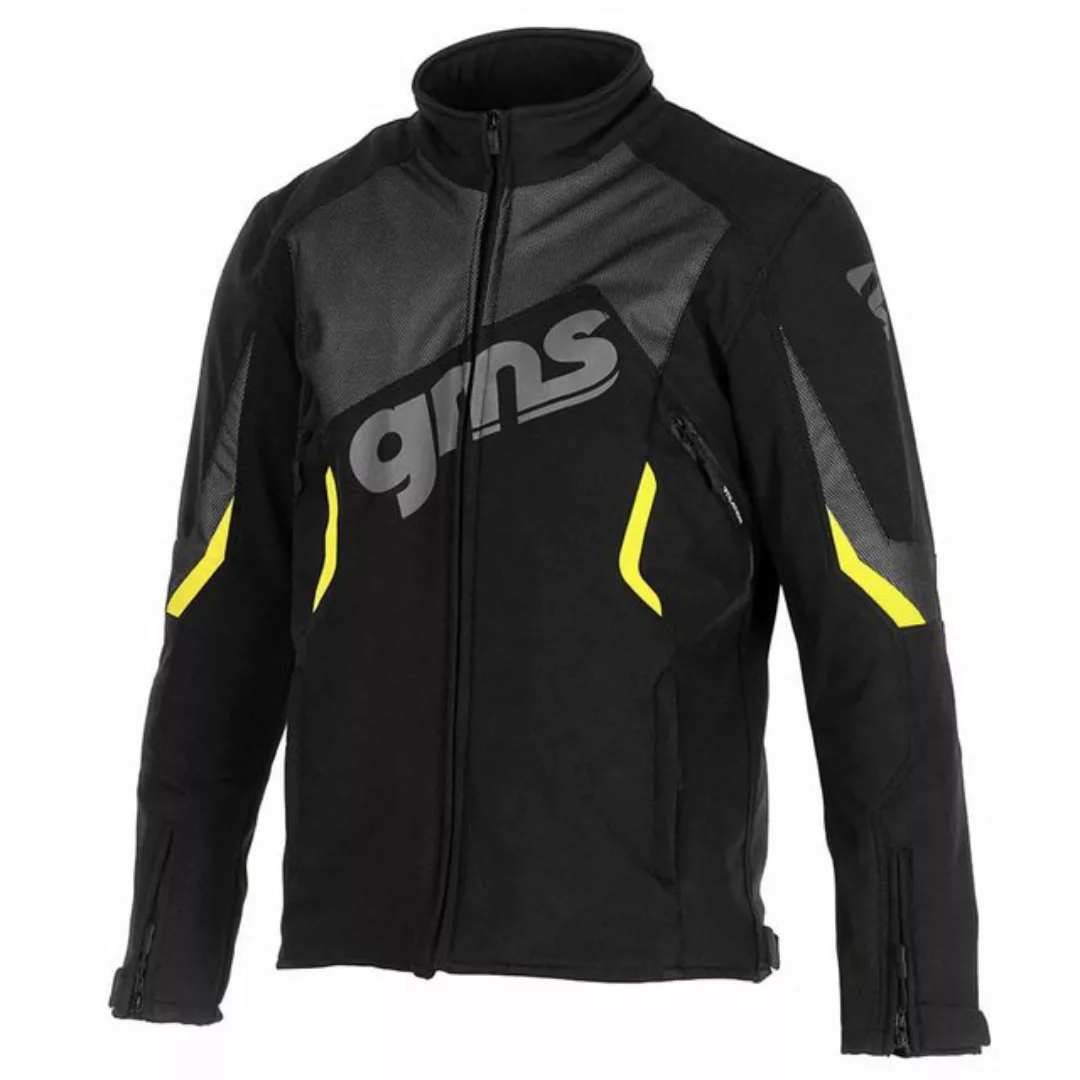 gms Motorradjacke GMS Softshelljacke Arrow - schwarz-gelb L günstig online kaufen